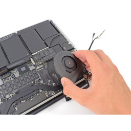 MacBook Pro 15-дюймовый дисплей Retina в начале 2013 года Замена правого вентилятора